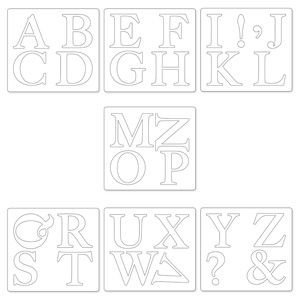 Sizzix Bigz Alphabet Set 7 Dies - Serif Essentials - 841182014429
