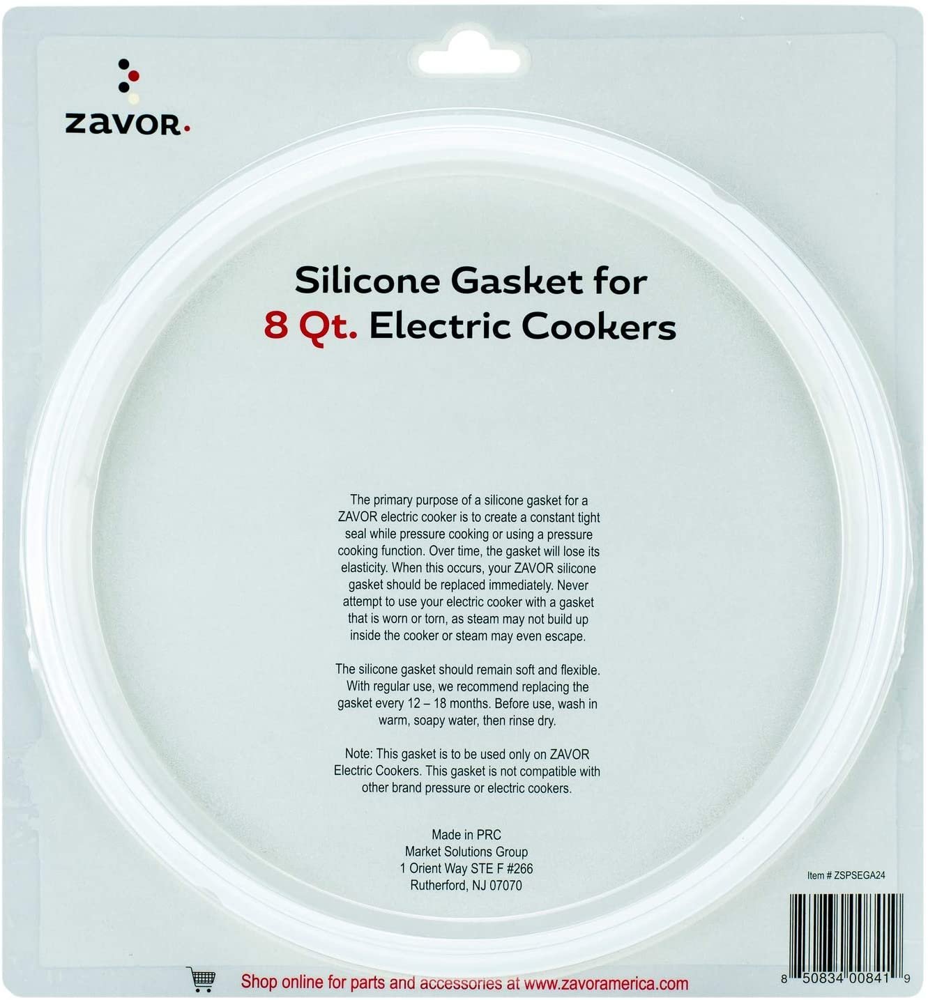 Zavor Silicone Gasket for Electric Pressure Cookers - Thumbnail 4