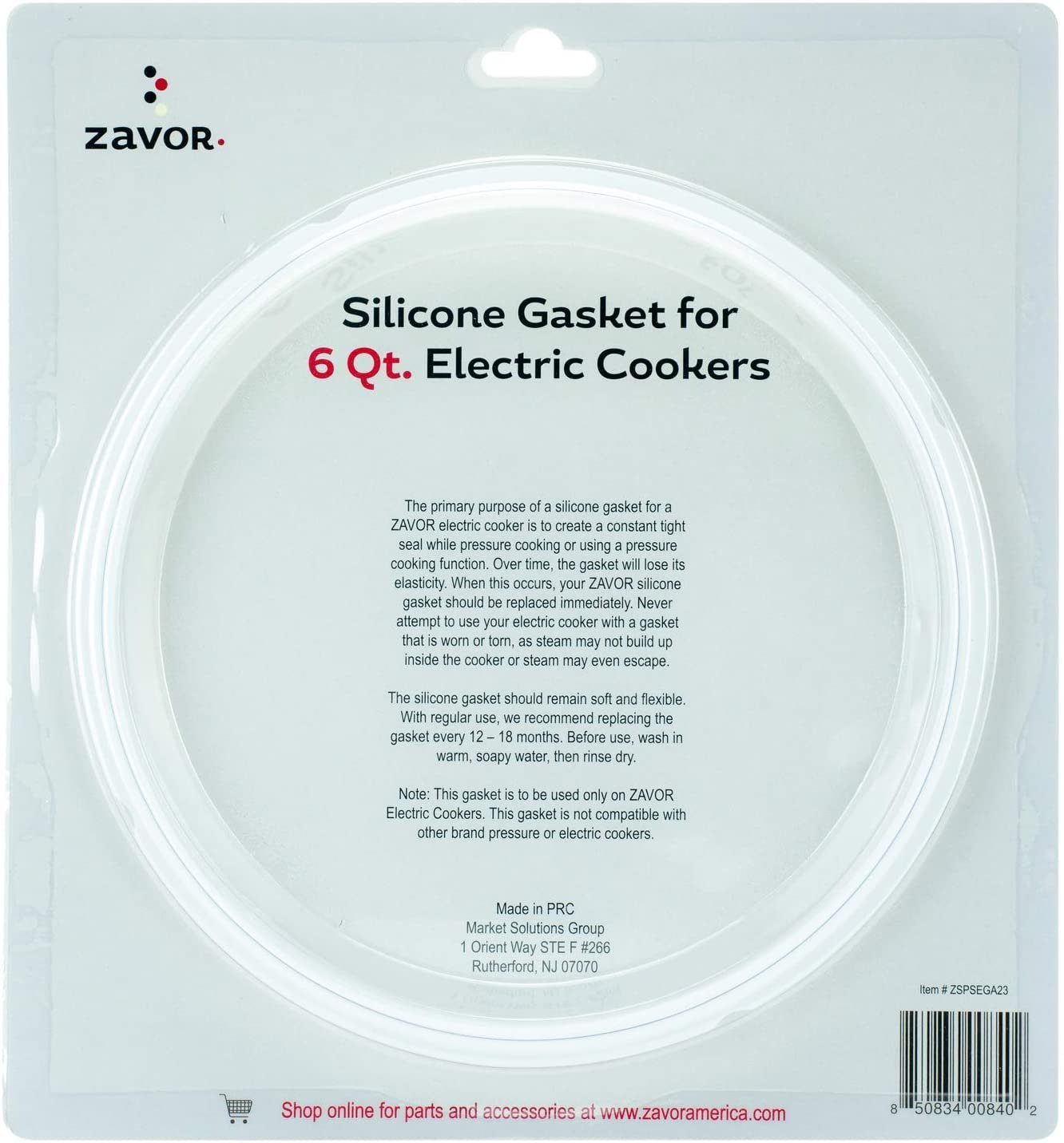 Zavor Silicone Gasket for Electric Pressure Cookers - Thumbnail 2