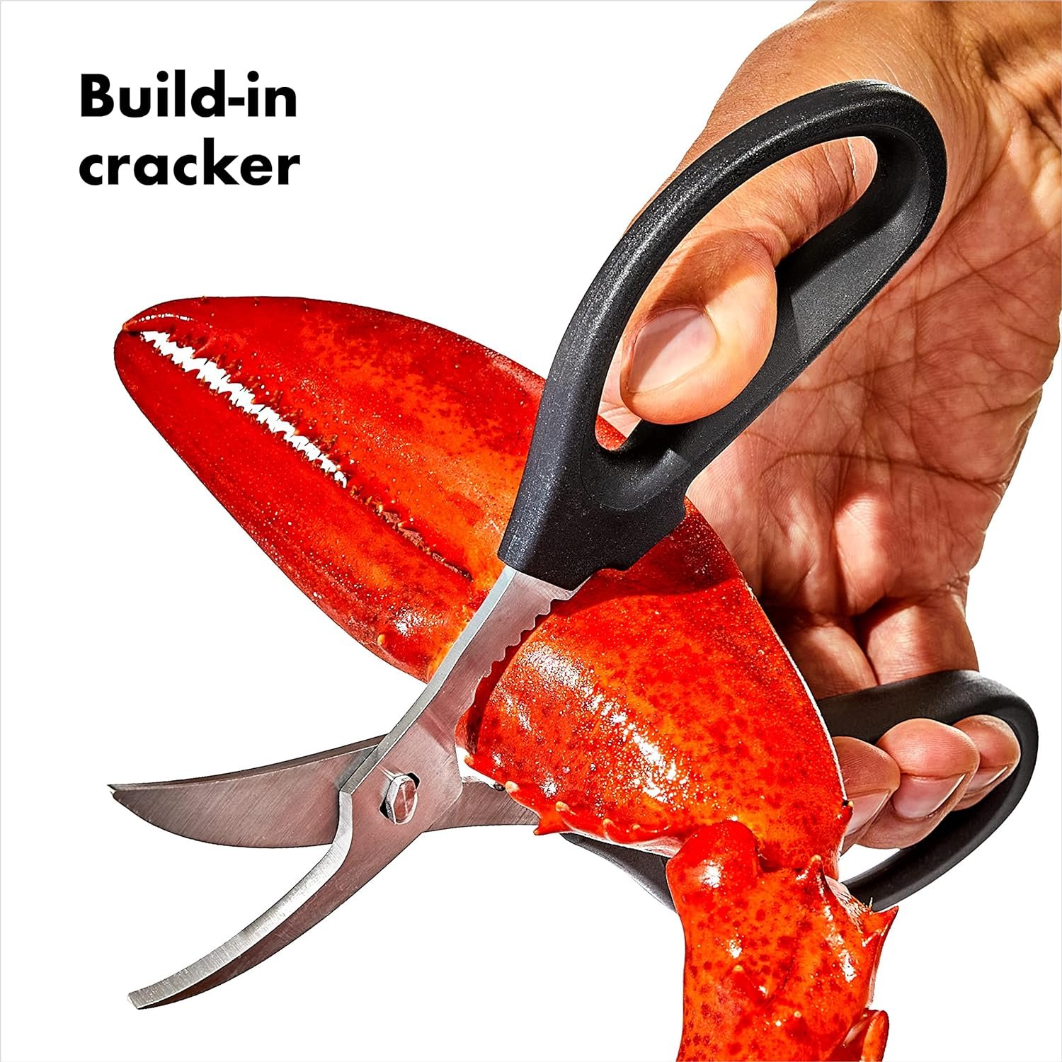 6 Pack Kitchen Seafood Scissors - Stainless Steel, Food Grade, 6.2 Inch, For Crab, Lobster, Fish