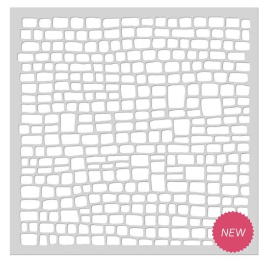 Hero Arts Cobblestone Stencil - 085700935395