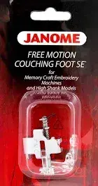 Janome Free Motion Couching Foot Set for MC Emb Machine and High Shank Models