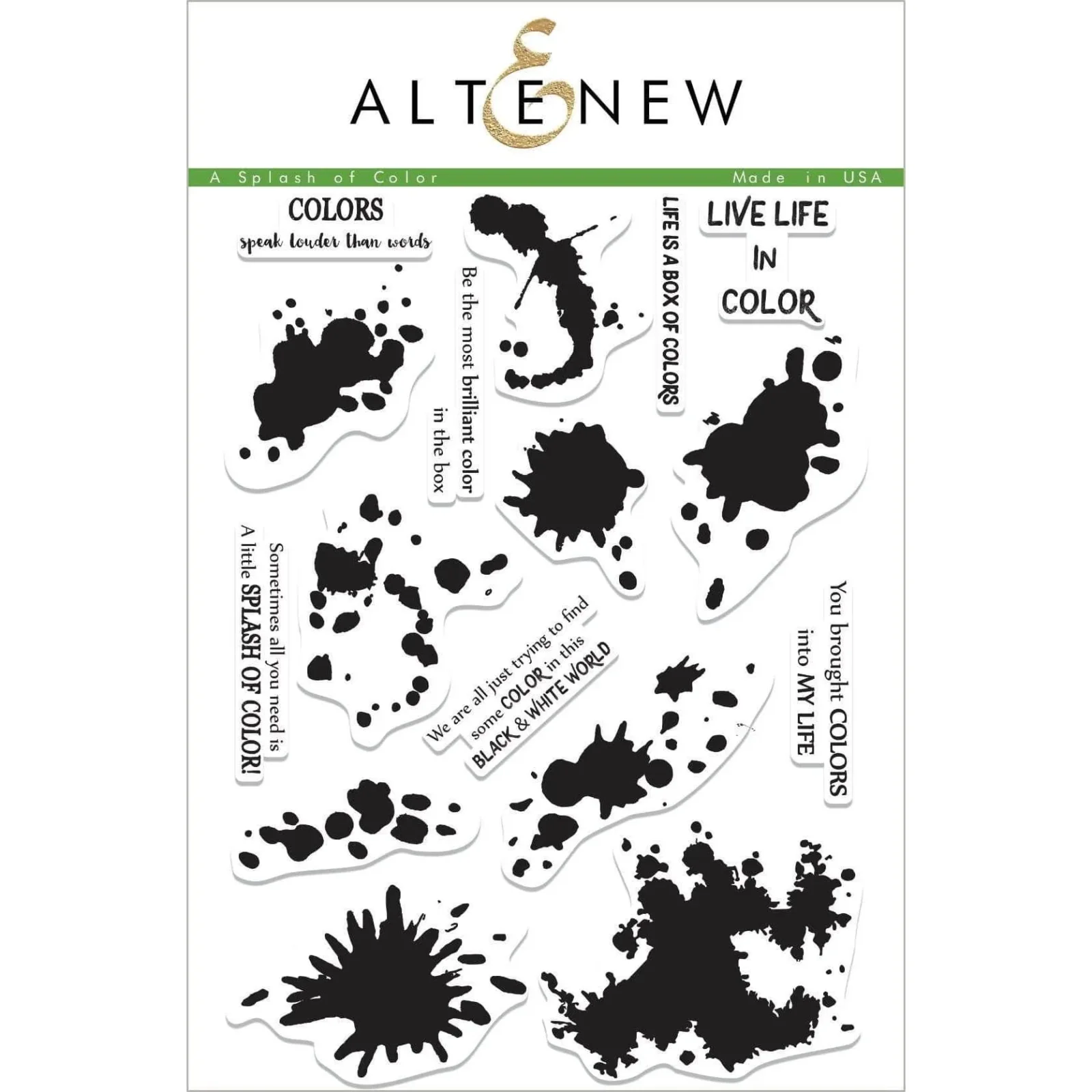 Altenew A Splash of Color Stamp