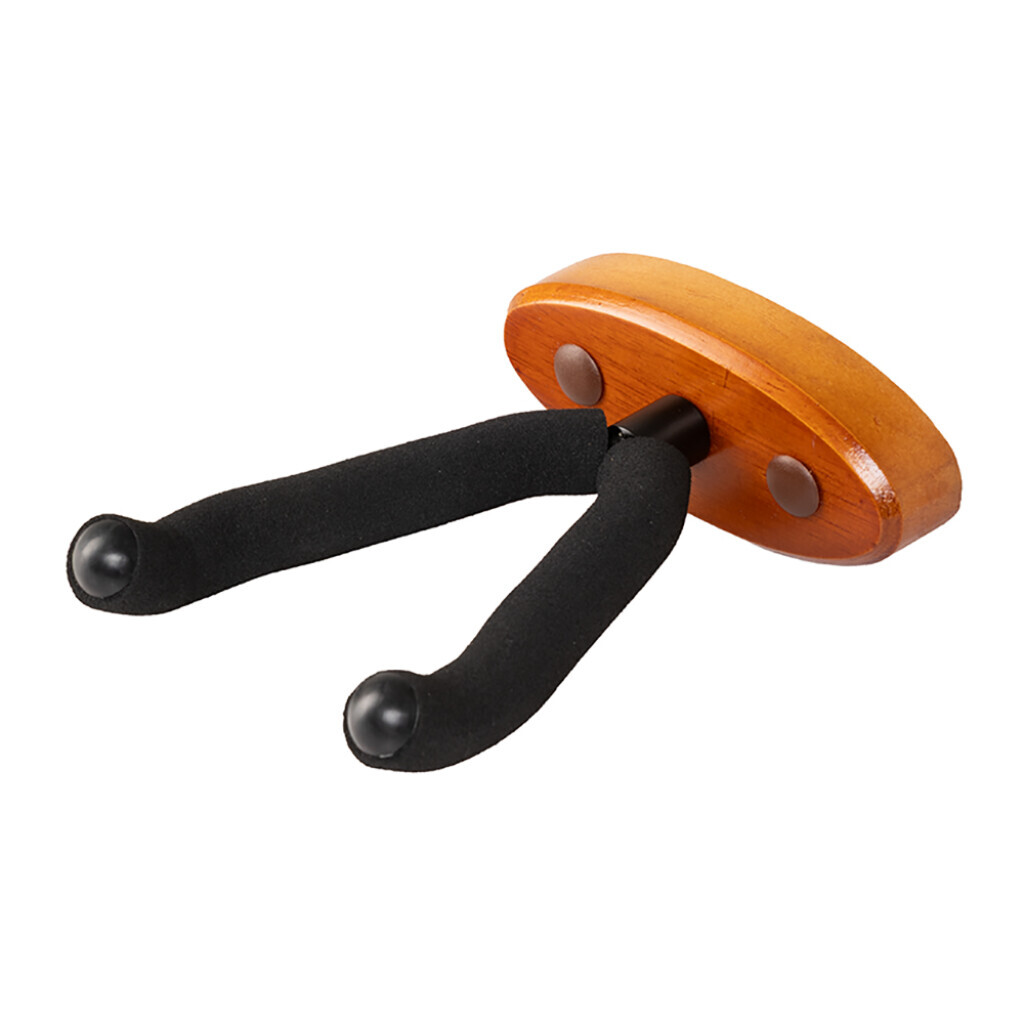 Stagg Wall-mounted guitar holder with oval wooden base