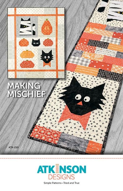Making Mischief Quilt Pattern By Atkinson Designs