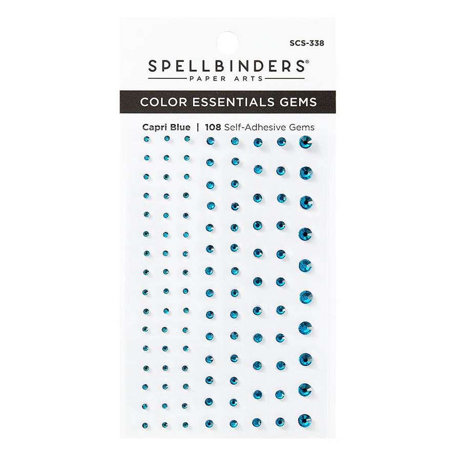 Spellbinders Color Essentials Gems - Capri Blue