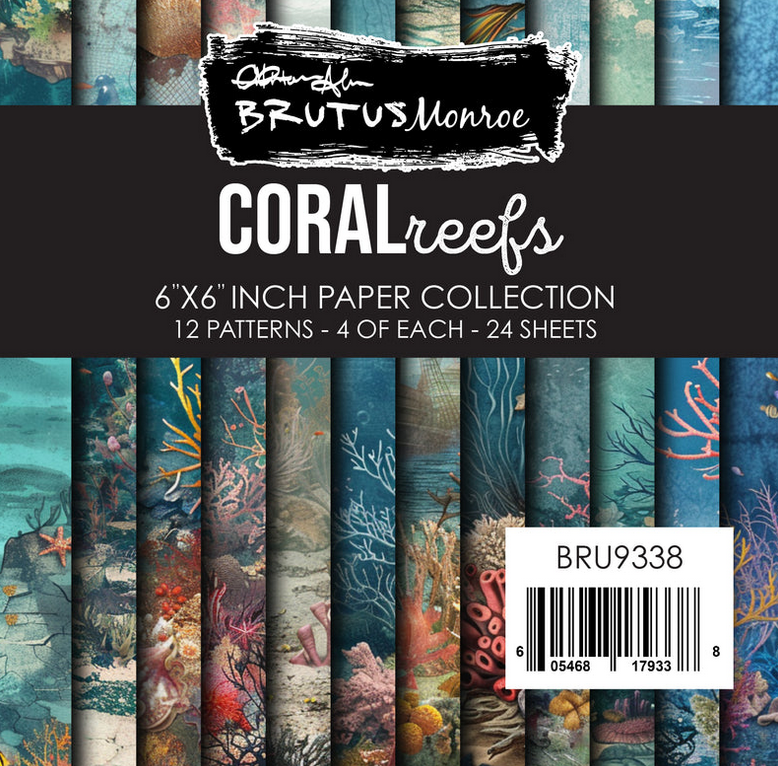 Brutus Monroe Paper Collection - Coral Reefs 6x6 