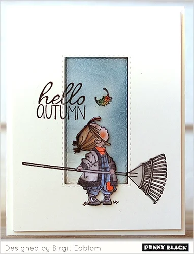Penny Black 2521K Snowy Wood Mounted Rubber Stamp - View #7