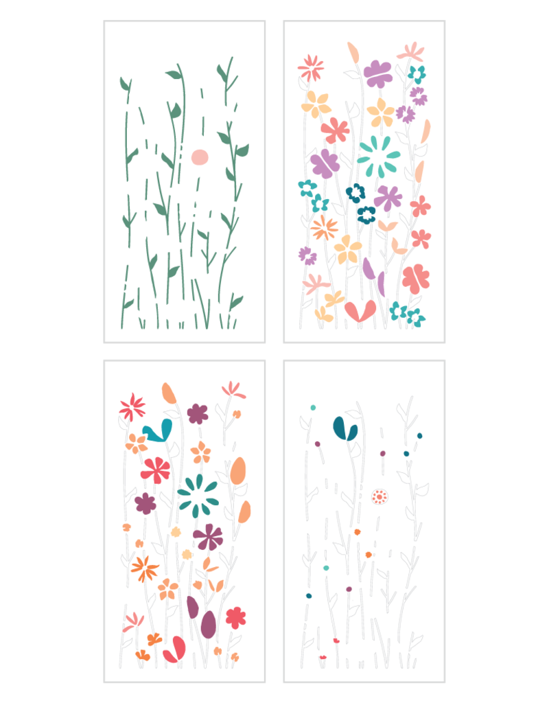 ldrs-wild-flowers-slimline-layering-stencils