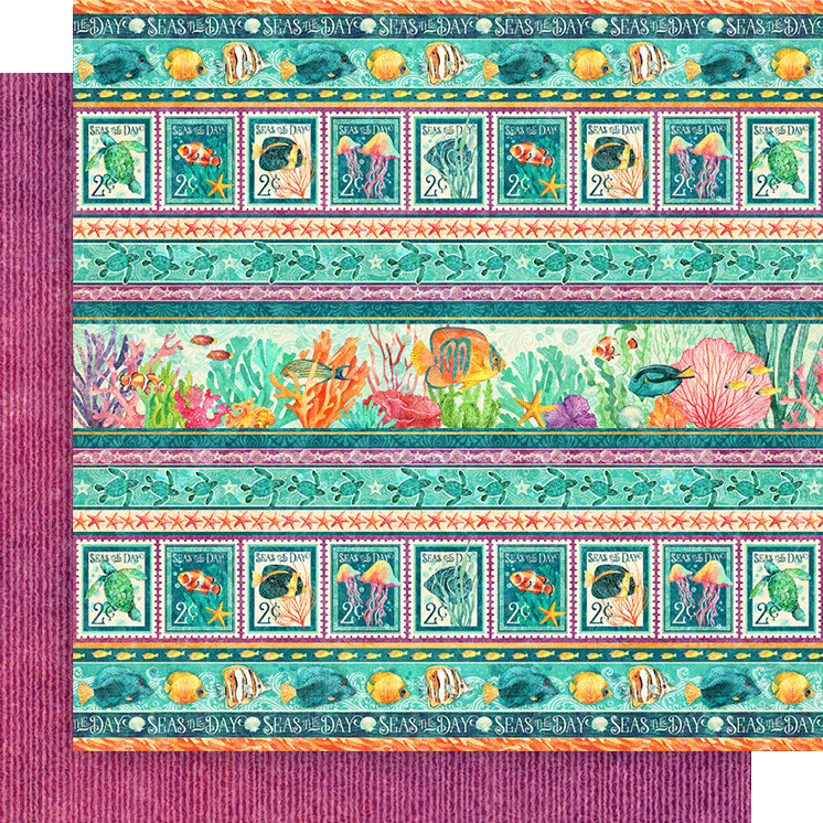 Graphic 45 Collection Pack - Seas the Day 8x8