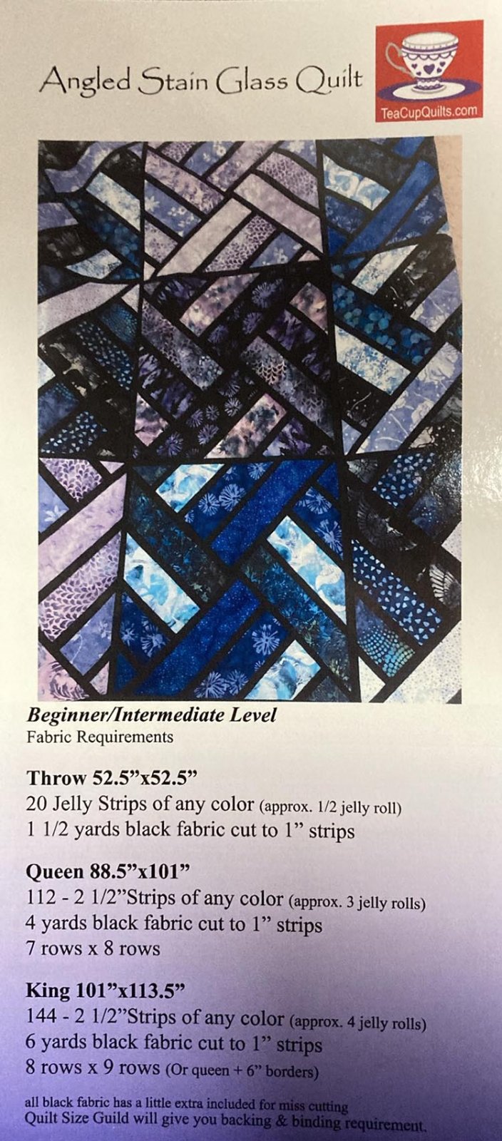 Angled Stain Glass Pattern