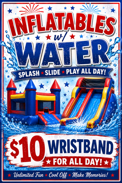 4th of July Water Inflatables