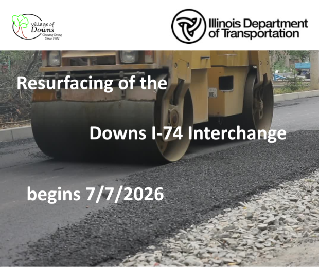 July 7th 2026 IDOT resurfacing road