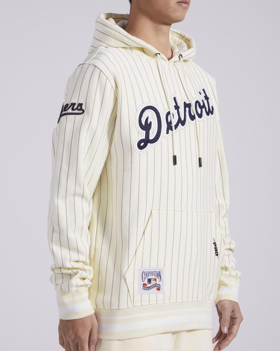 Detroit Tigers Pro Standard Pinstripe Retro Men's Hoodie