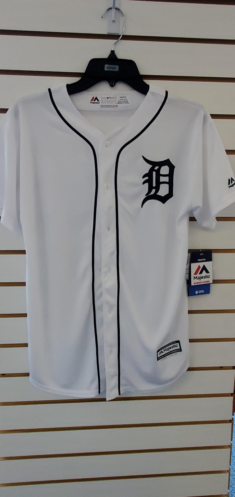 Detroit Tigers Majestic Youth Blank Home Jersey 655420762559