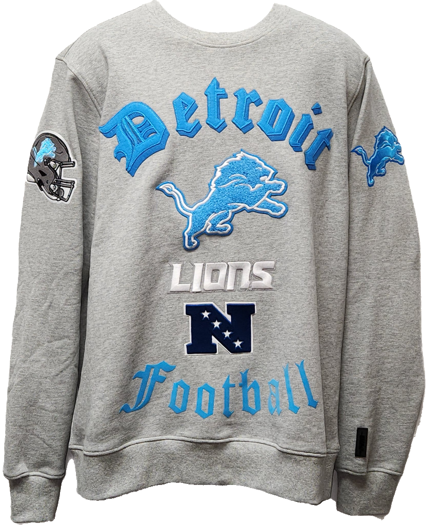 Detroit Lions Pro Standard Old English Men s Crewneck 197811482122