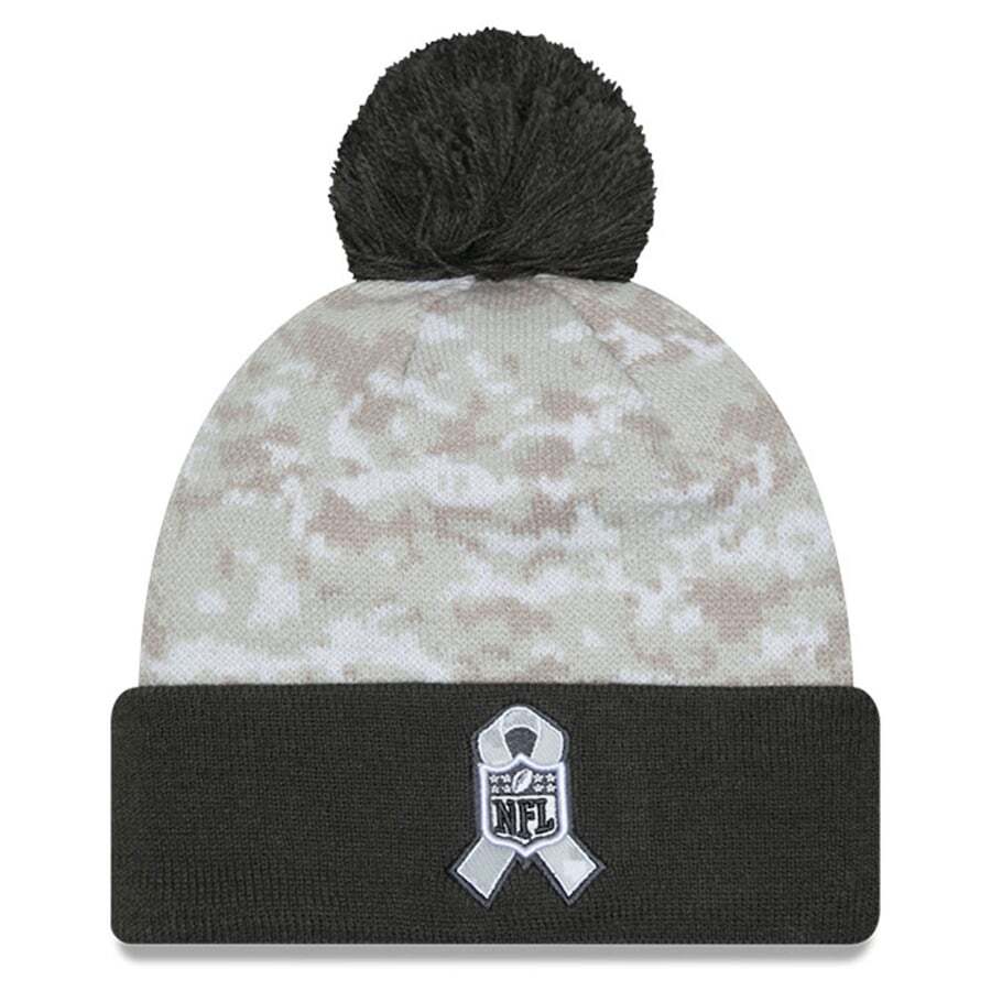Detroit Lions New Era NFL24 Salute To Service Men's Knit Hat