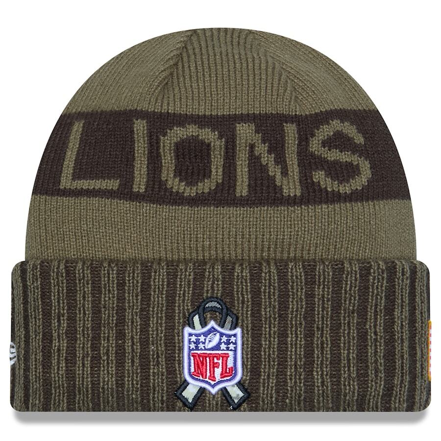 Detroit Lions New Era NFL25 Salute To Service Men's Beanie
