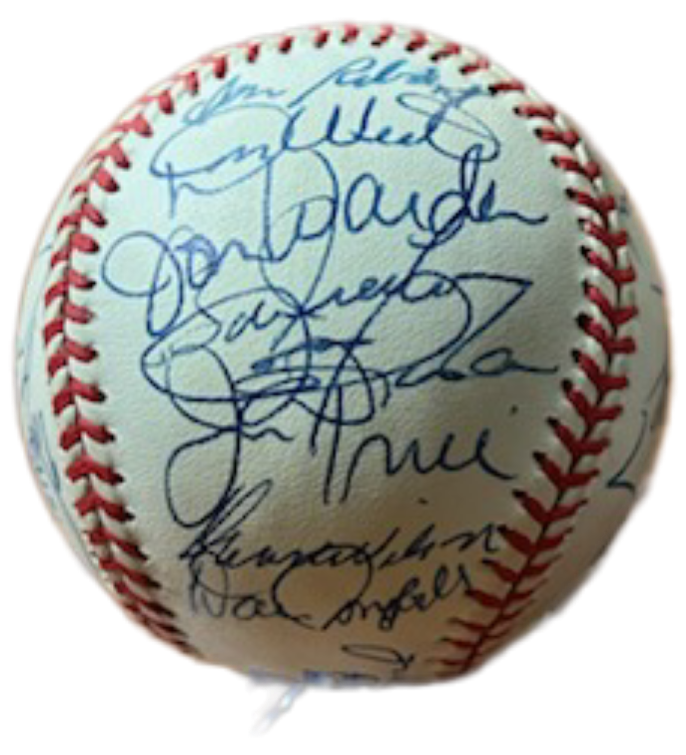 Detroit Tigers 1968 World Series Team Autographed Baseball