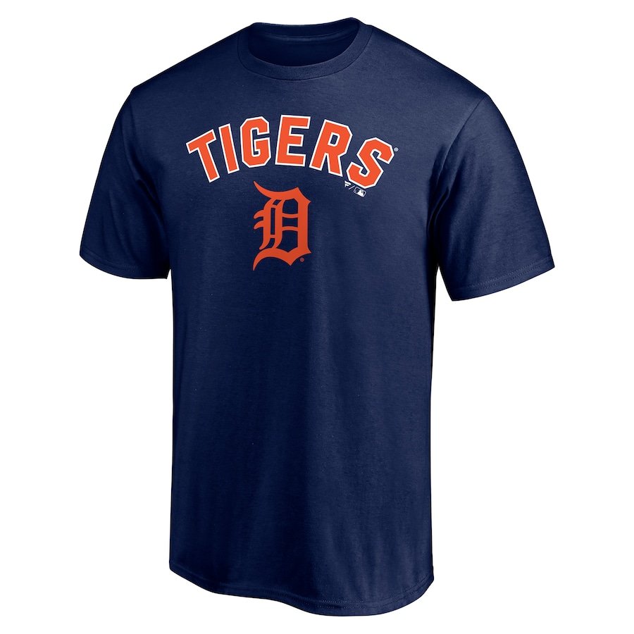 Detroit Tigers Eternal Fortune Archover Logo Men's Tee
