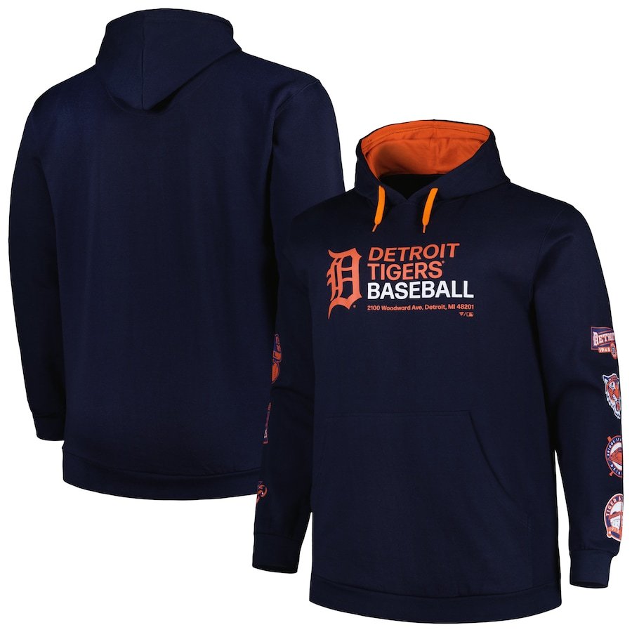  Detroit Tigers Eternal Fortune Fleece Men's Hoodie