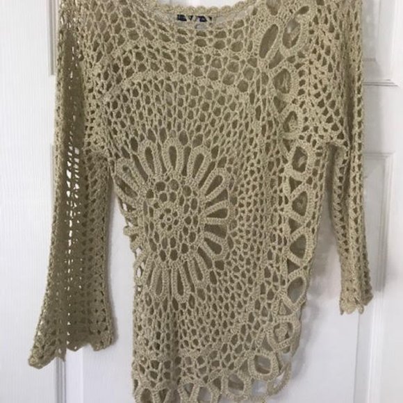 Tempo Paris Open Knit Top R6