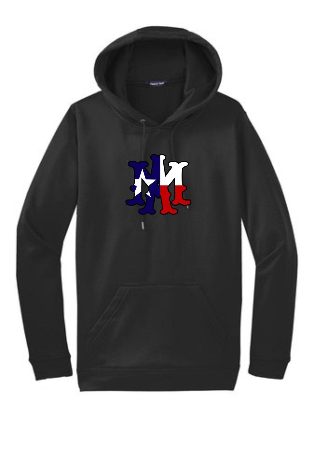 black dri fit hoodie