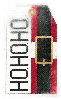 Ho Ho Ho Santa Belt Gift Tag