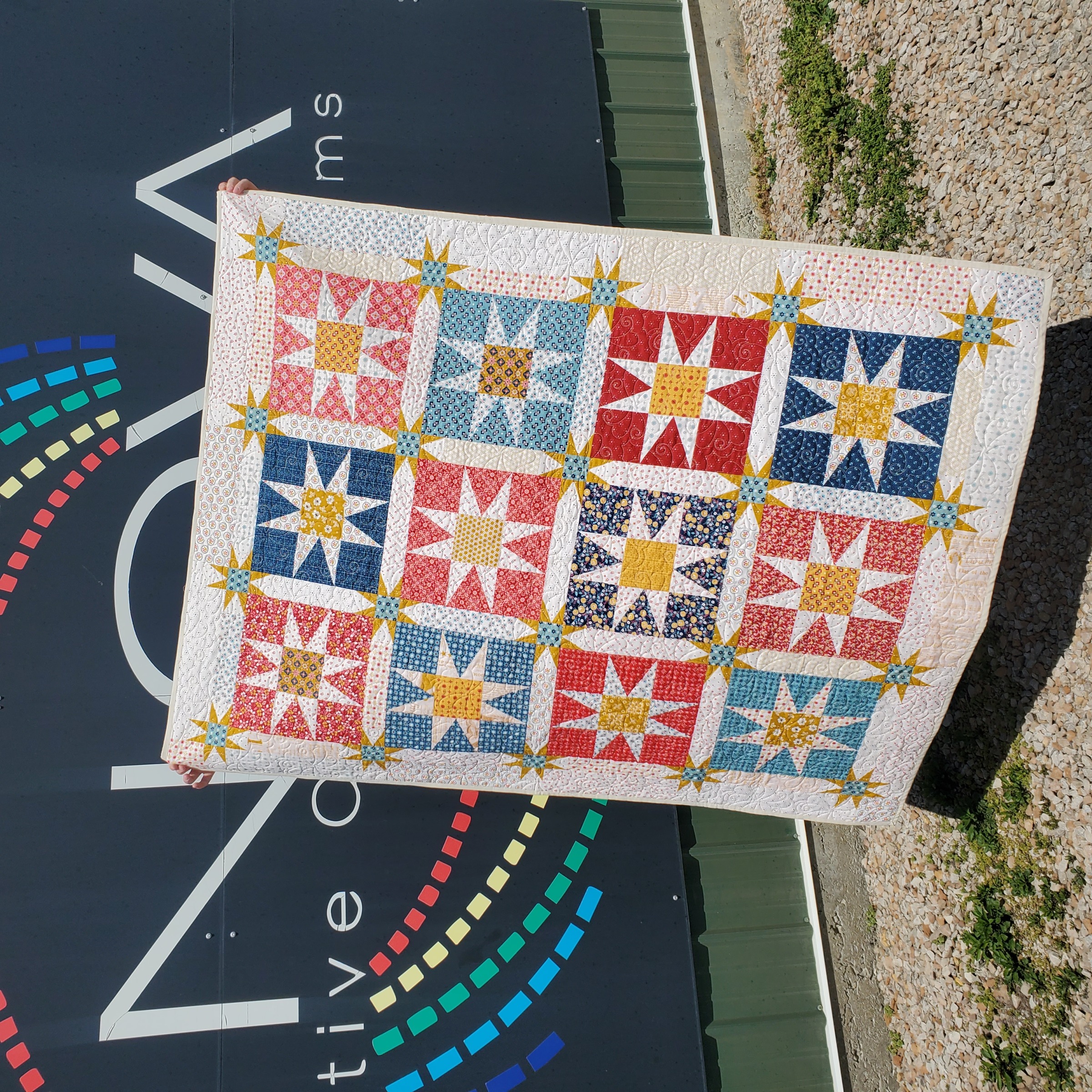 Americana Spacious Skies Quilt Boxed Kit 80.5x94.5