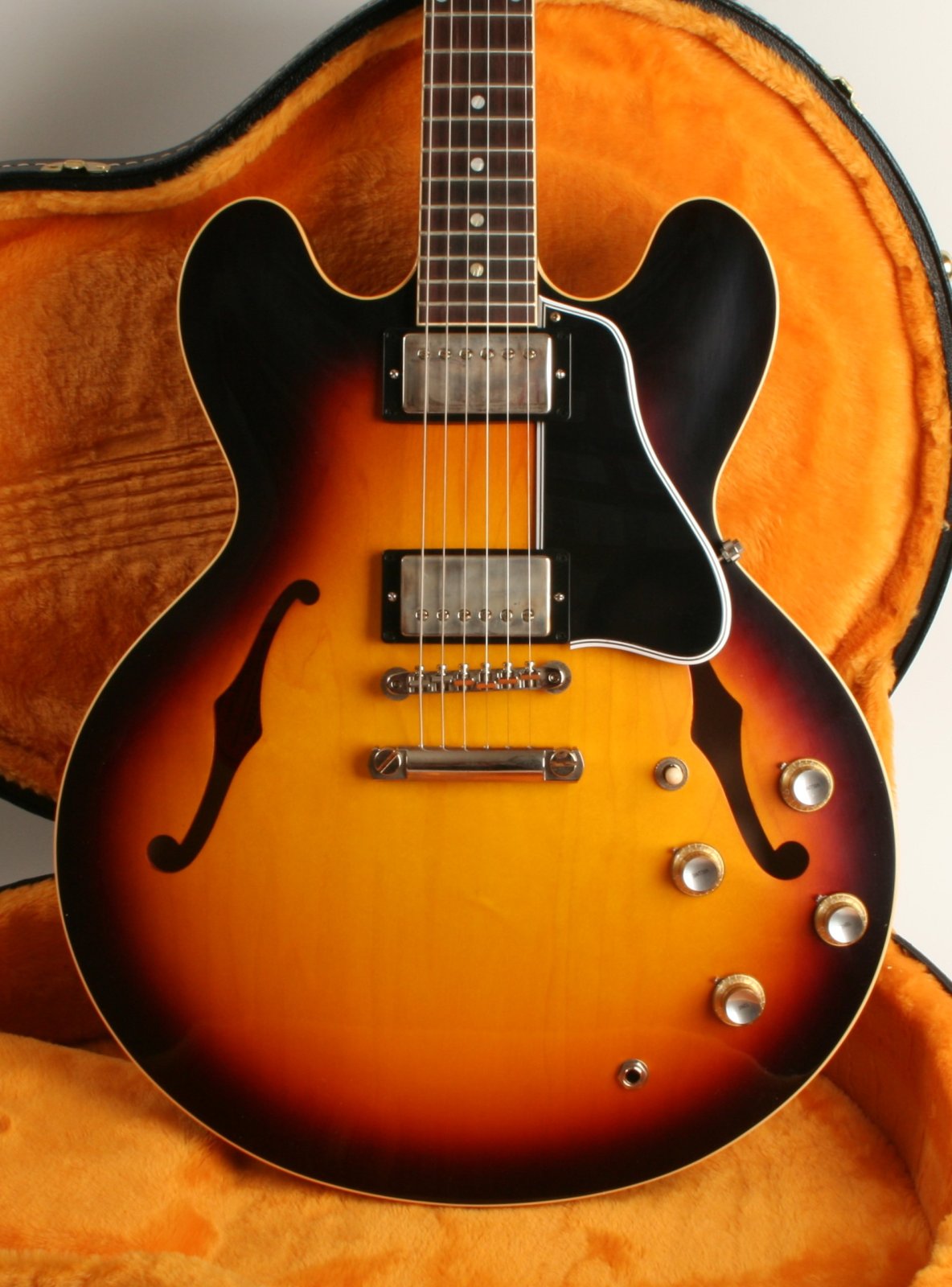 gibson es 335 tobacco sunburst Gibson Custom Shop 1961 ES-335 Reissue VOS Vintage Sunburst 140417
