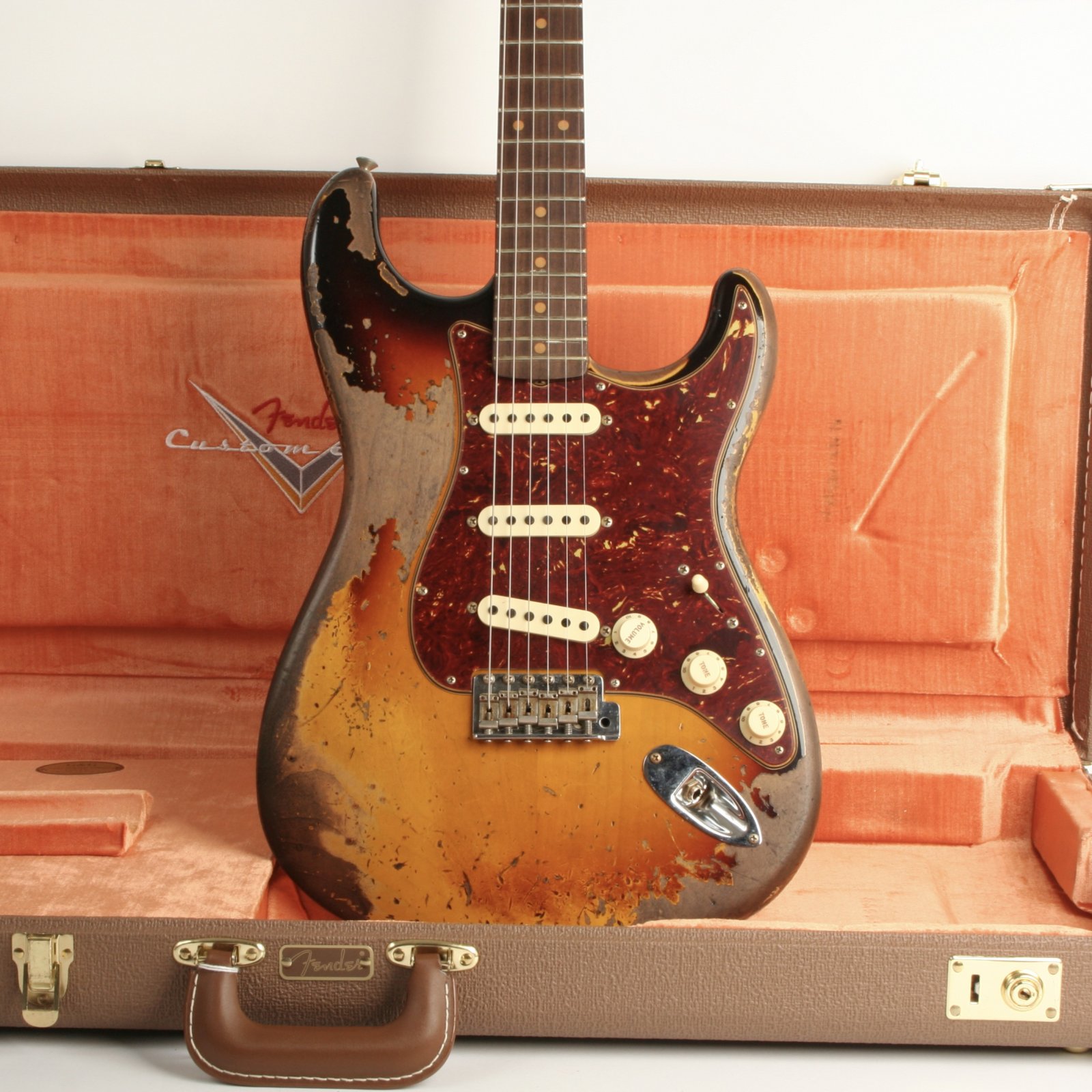 ★Custom HardRelic Sunburst Stratocaster★ Fender Custom Shop Limited-edition '56 Hardtail Stratocaster