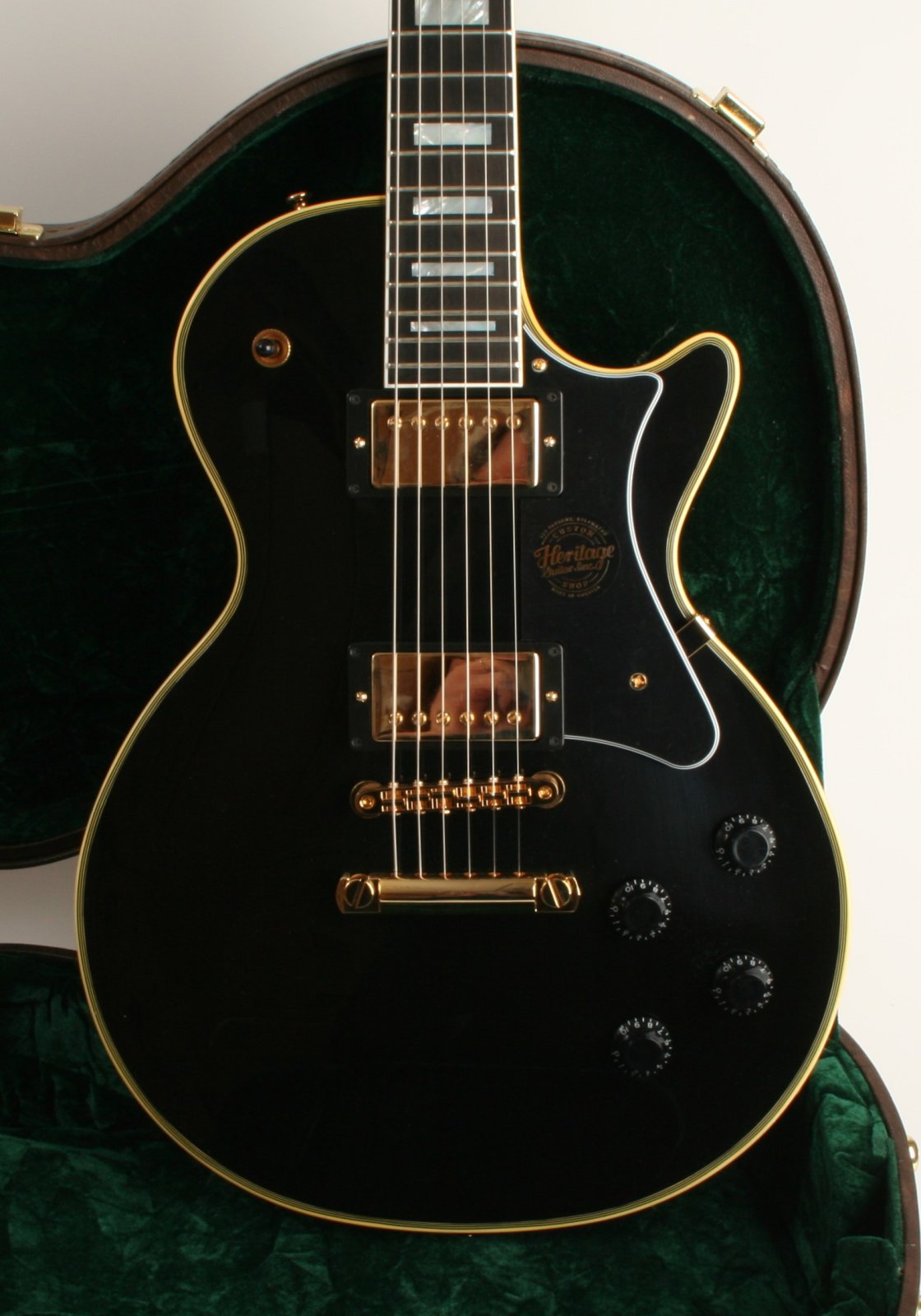 Heritage Custom Shop Core Collection H-157 Mahogany Top Ebony