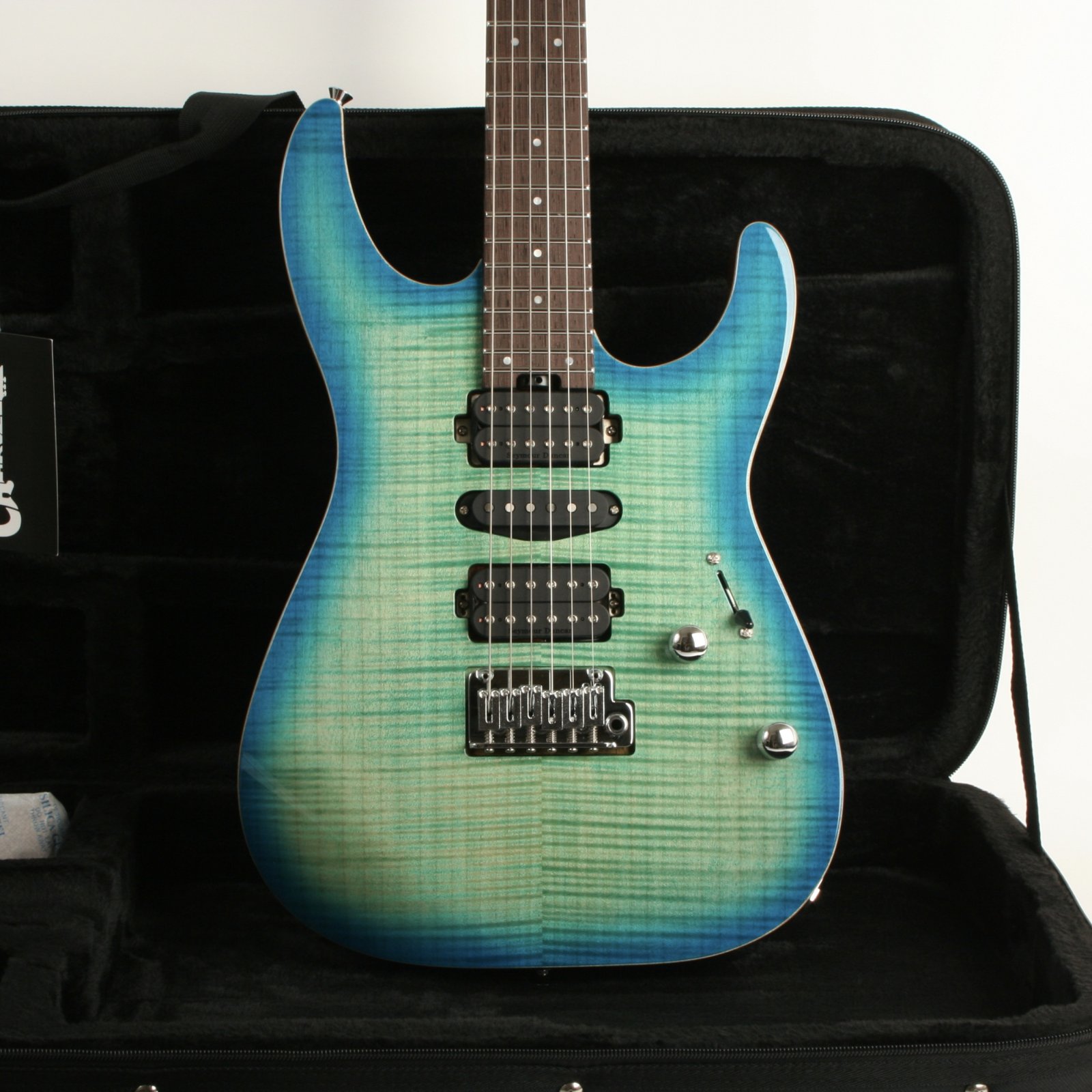 Charvel MJ DK24 HSH 2PT W Mahogany with Flame Maple Wenge