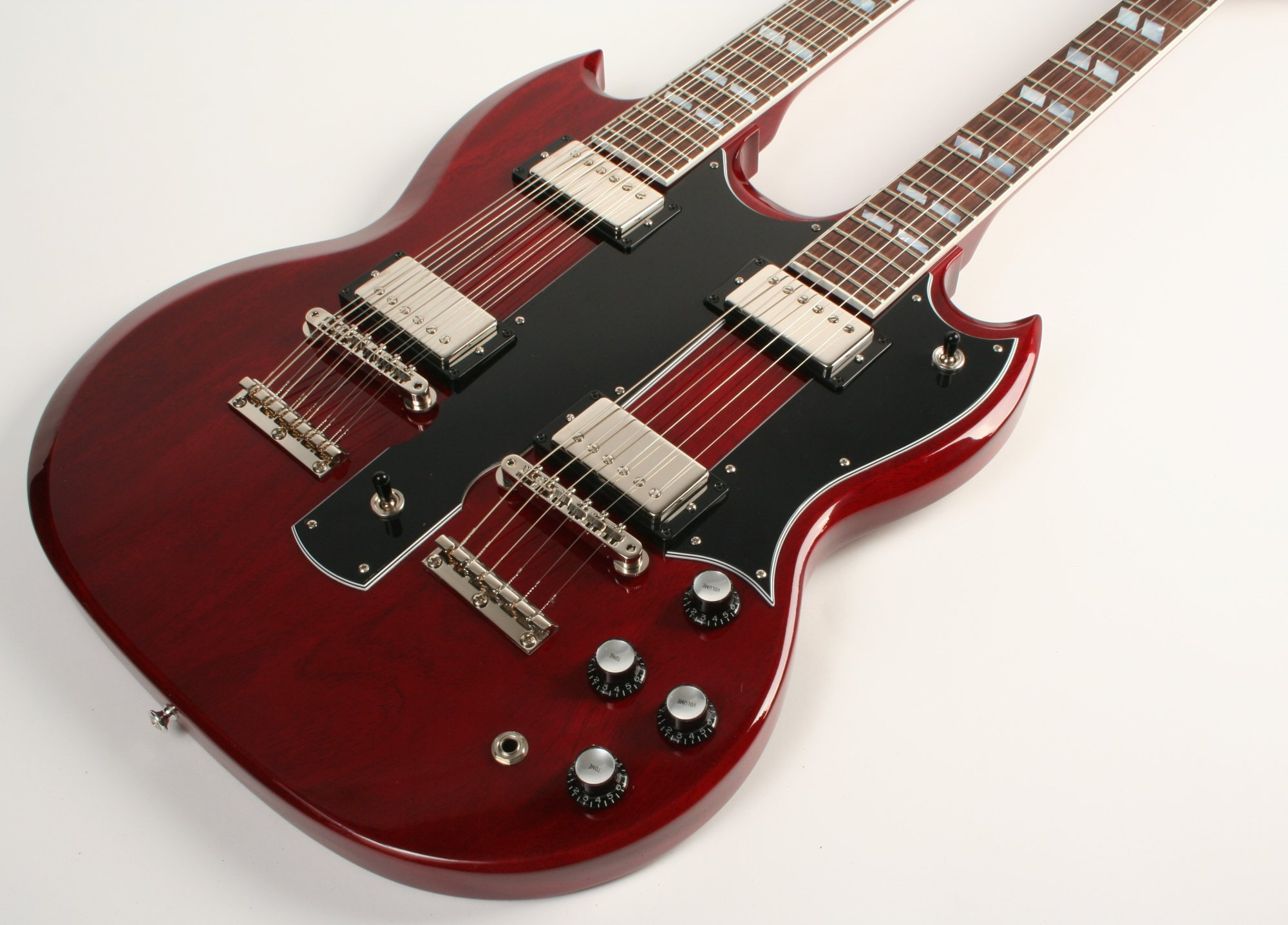 1108 RED Gibson Custom Shop EDS-1275 Double Neck Cherry Red Gloss