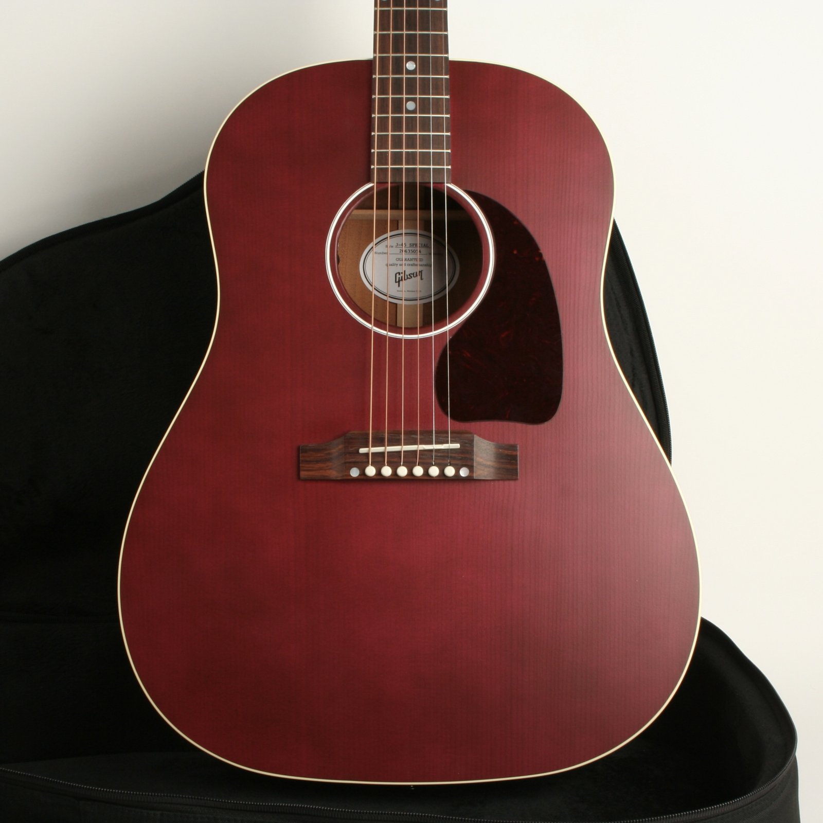 Gibson J-45 Special Satin Wine Red 20635054