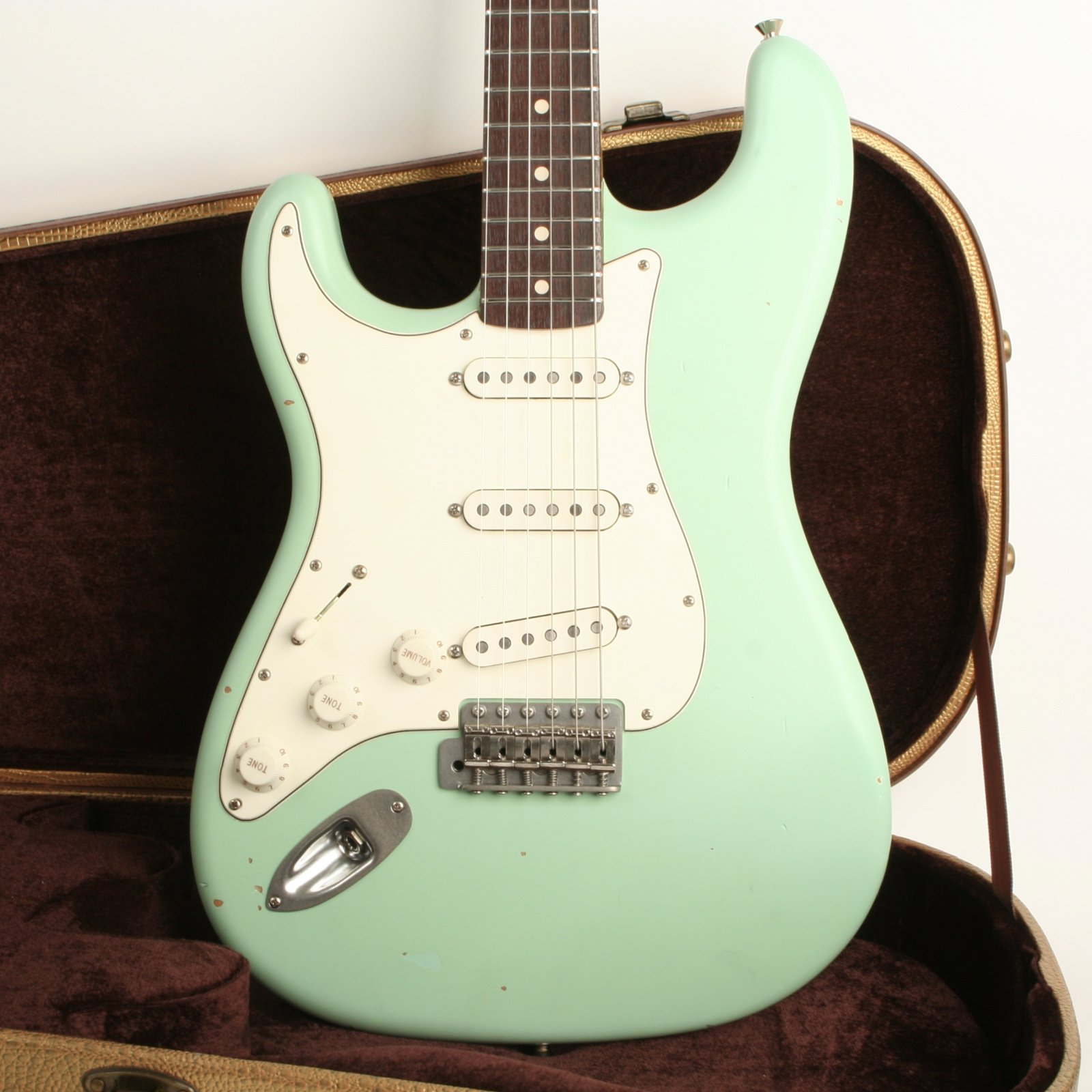 Nash Guitars S-63 Surf Green Lollar Pickups Left Handed GRT-599