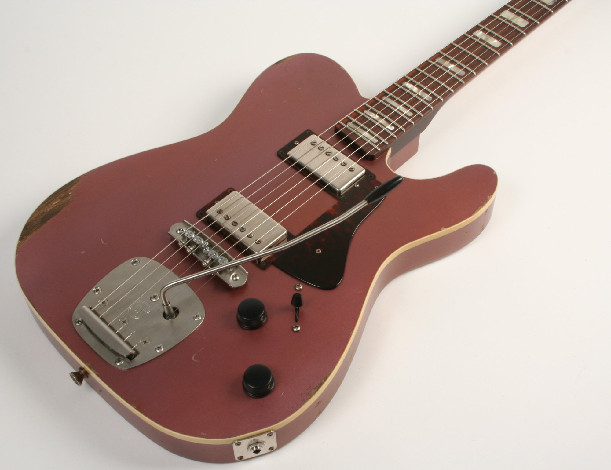 Castedosa Marianna Semi-Hollow Aged Burgundy Mist Metallic