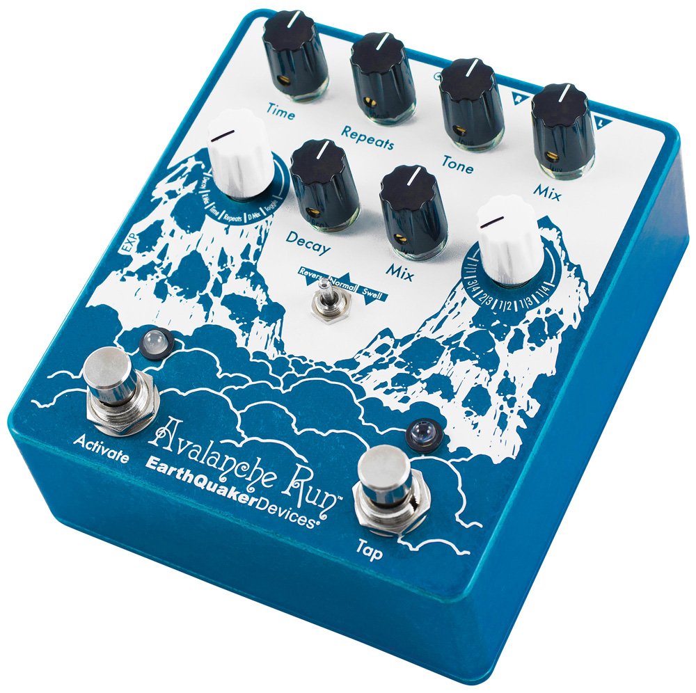 EarthQuaker Devices Avalanche Run Stereo Delay and Reverb with Tap