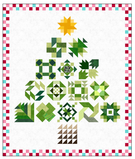 PLZPROJECT QUILTING SHOPP グリーン Joan's Azalea Quilt – Wendy's Quilting and Life
