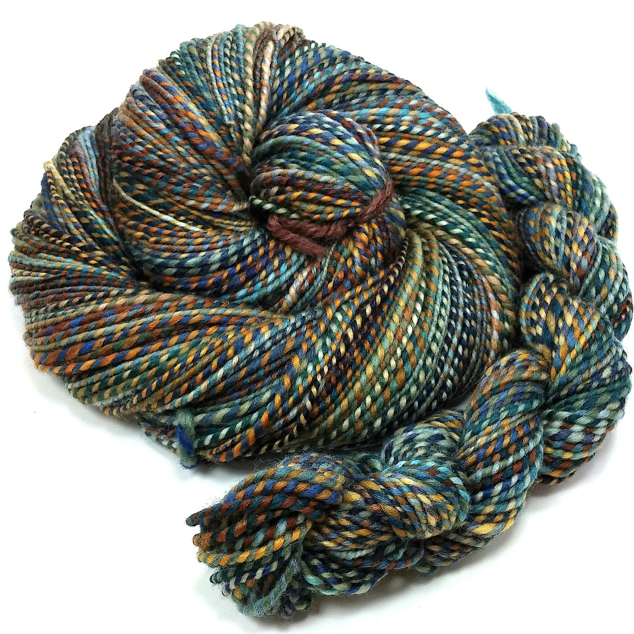 basket of yarn of various colors