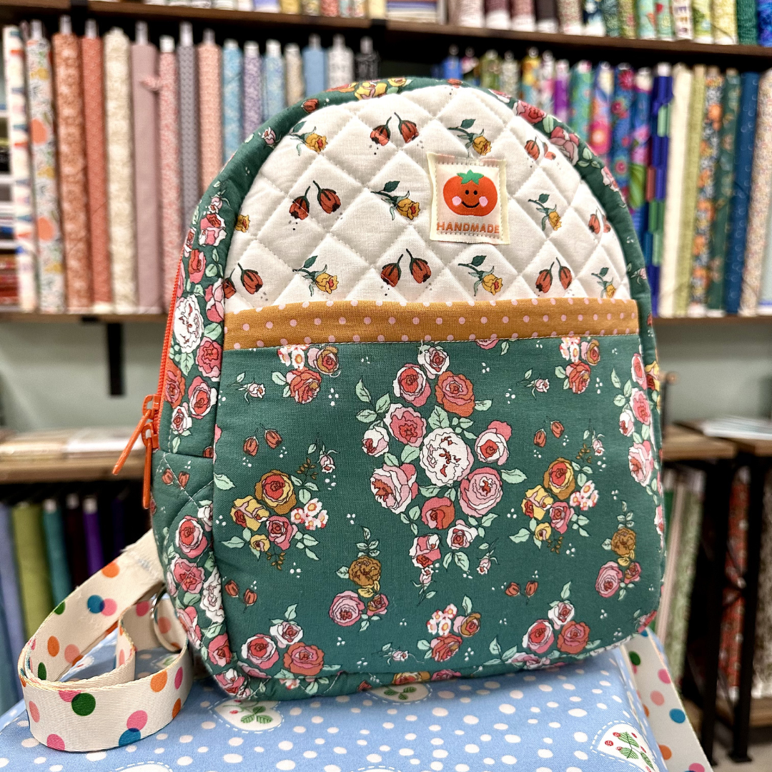 Quilted Mini Backpack Camp