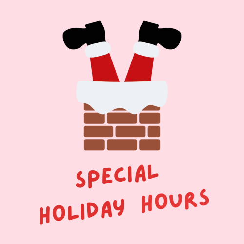 special holiday hours for Christmas 2025