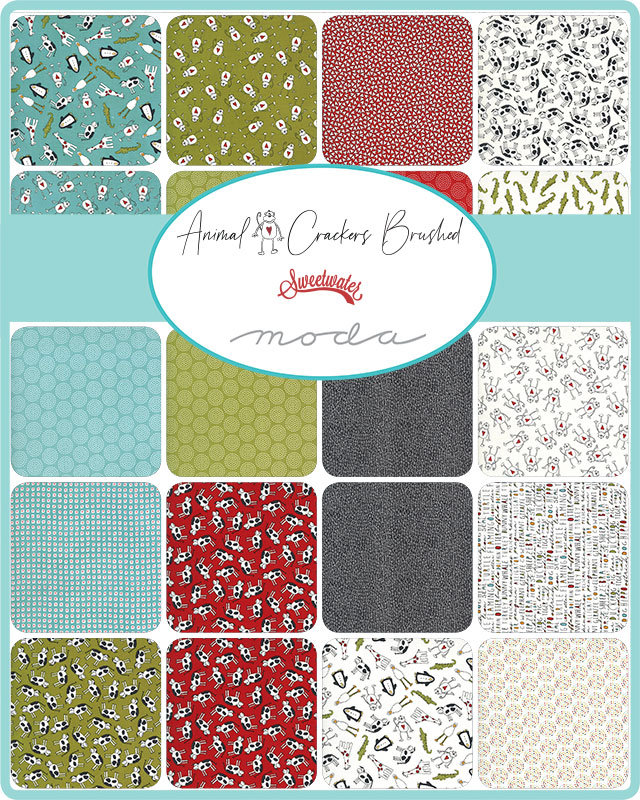 animal crackers fabric