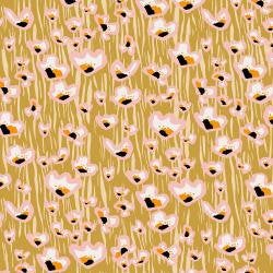 100/% Cotton ST104-SE2 Steel In Bloom by Cotton Floral Garden Seafoam