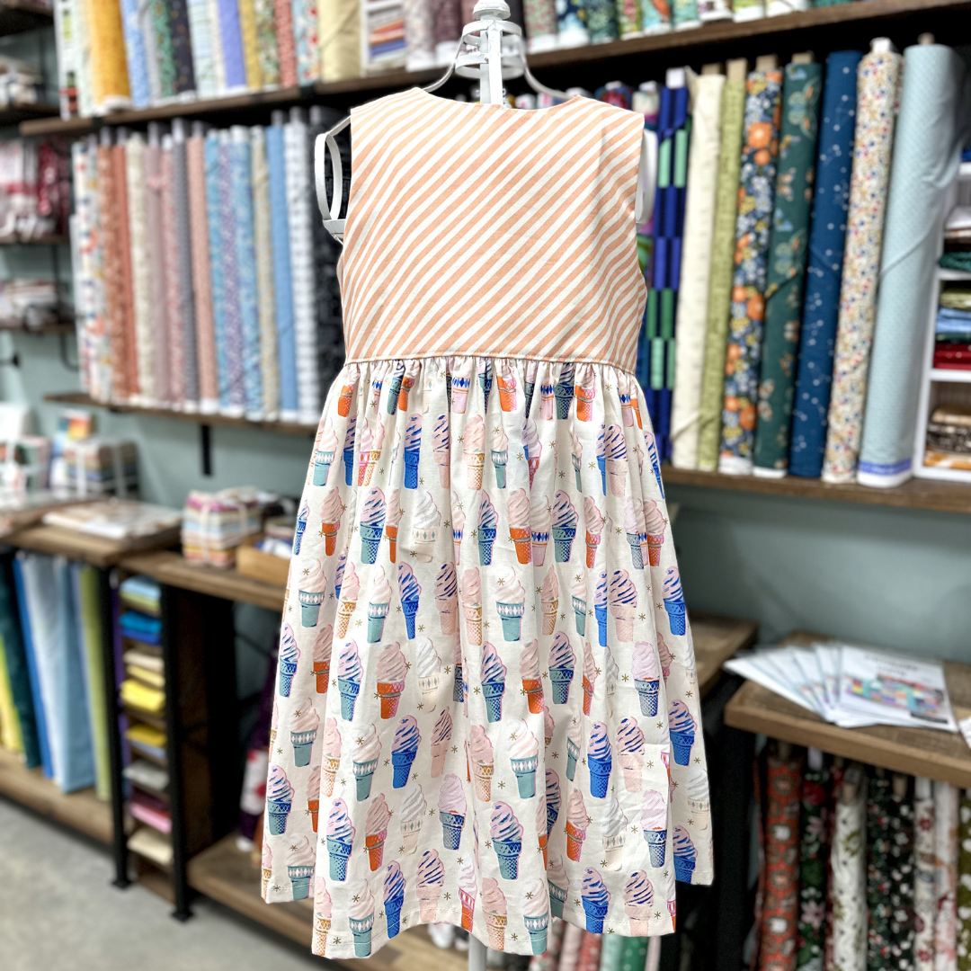 Girl's Cotton Dress Summer Camp