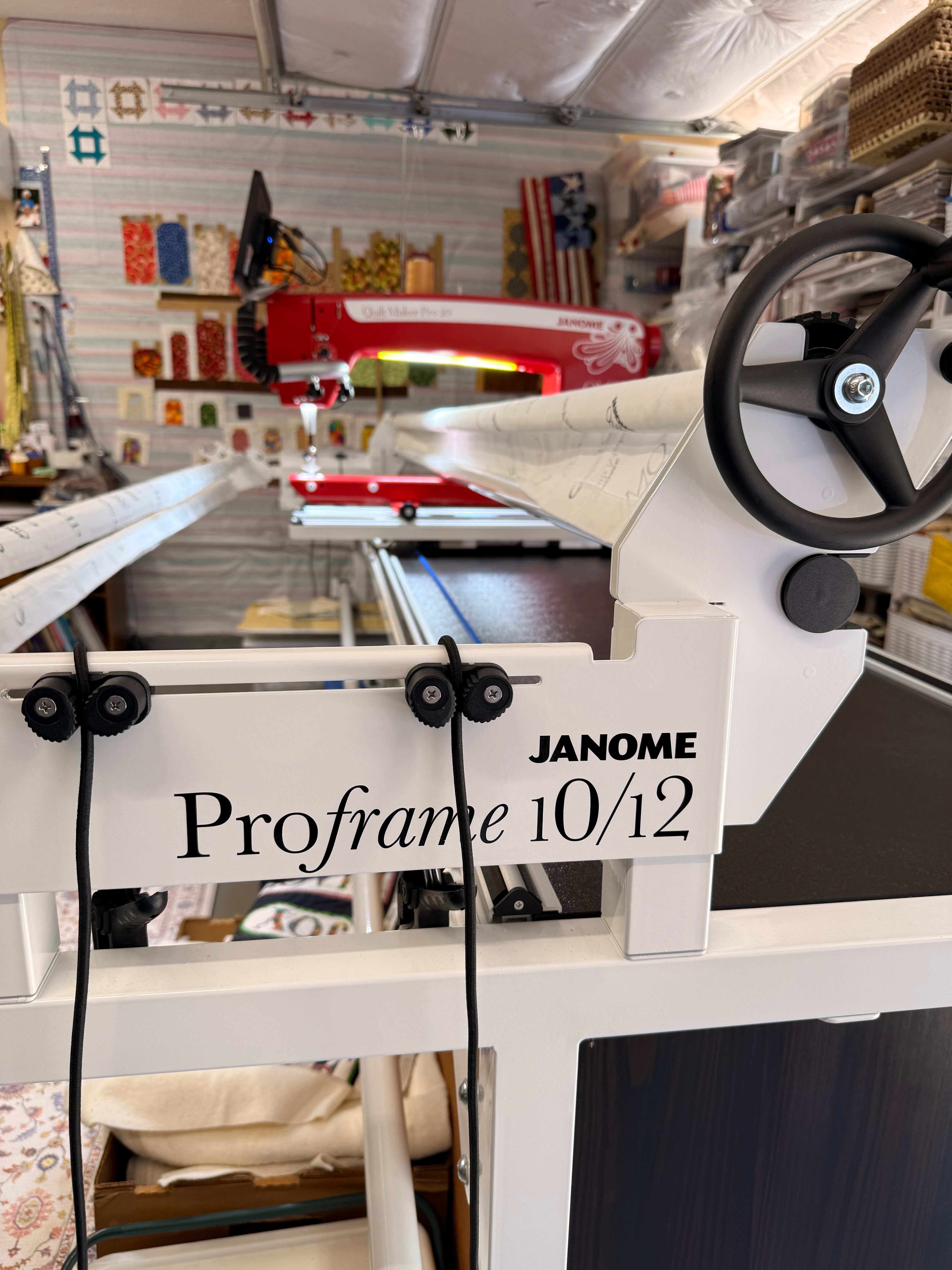 Janome Quilt Maker Pro 20 longarm quilting machine