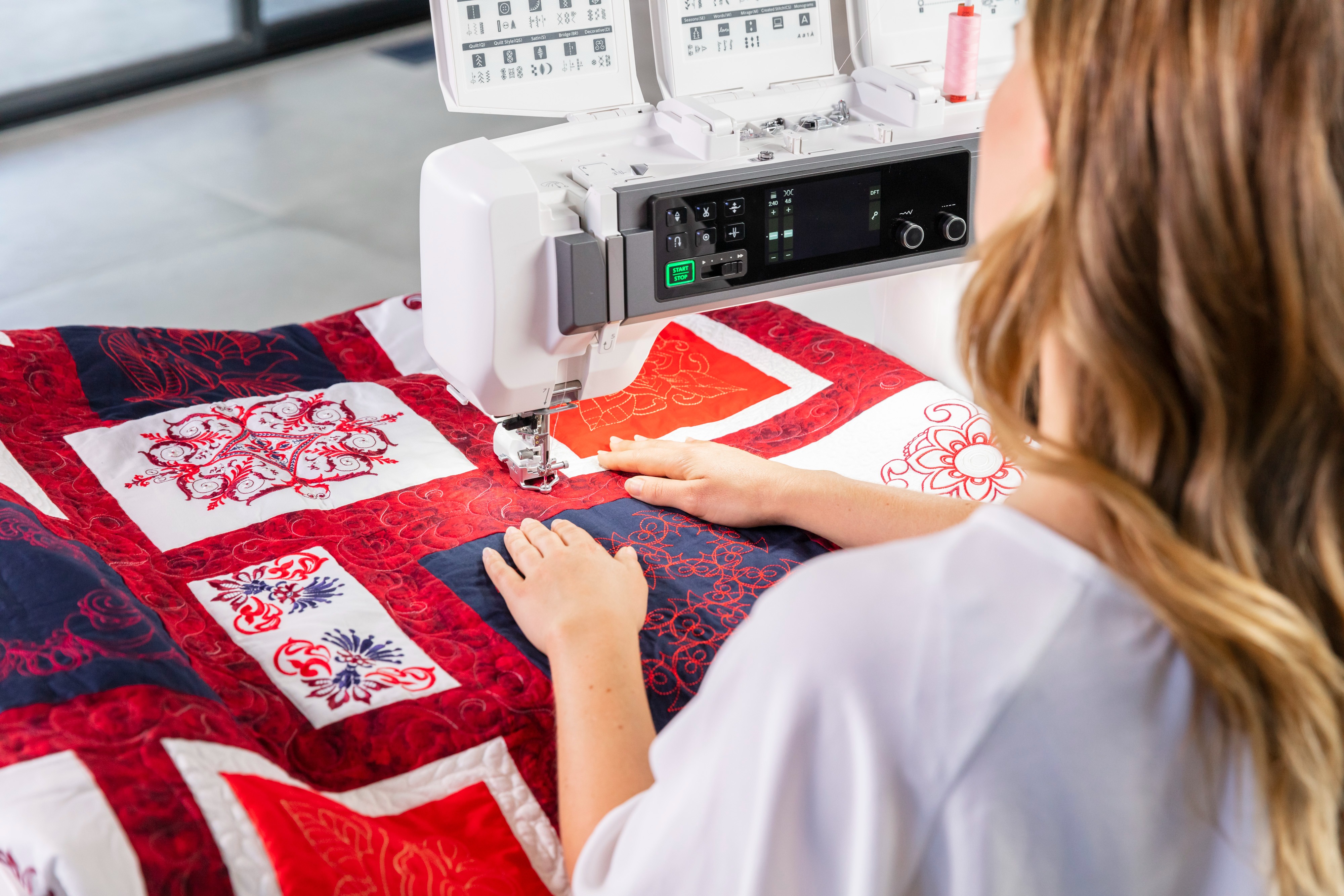 Janome Continental M17 quilting features