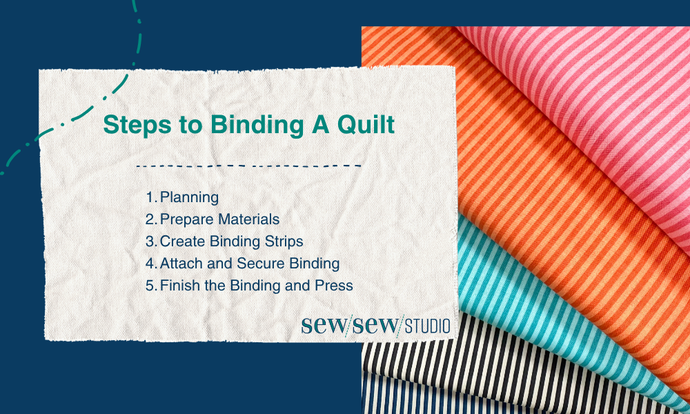 steps to binding a quilt