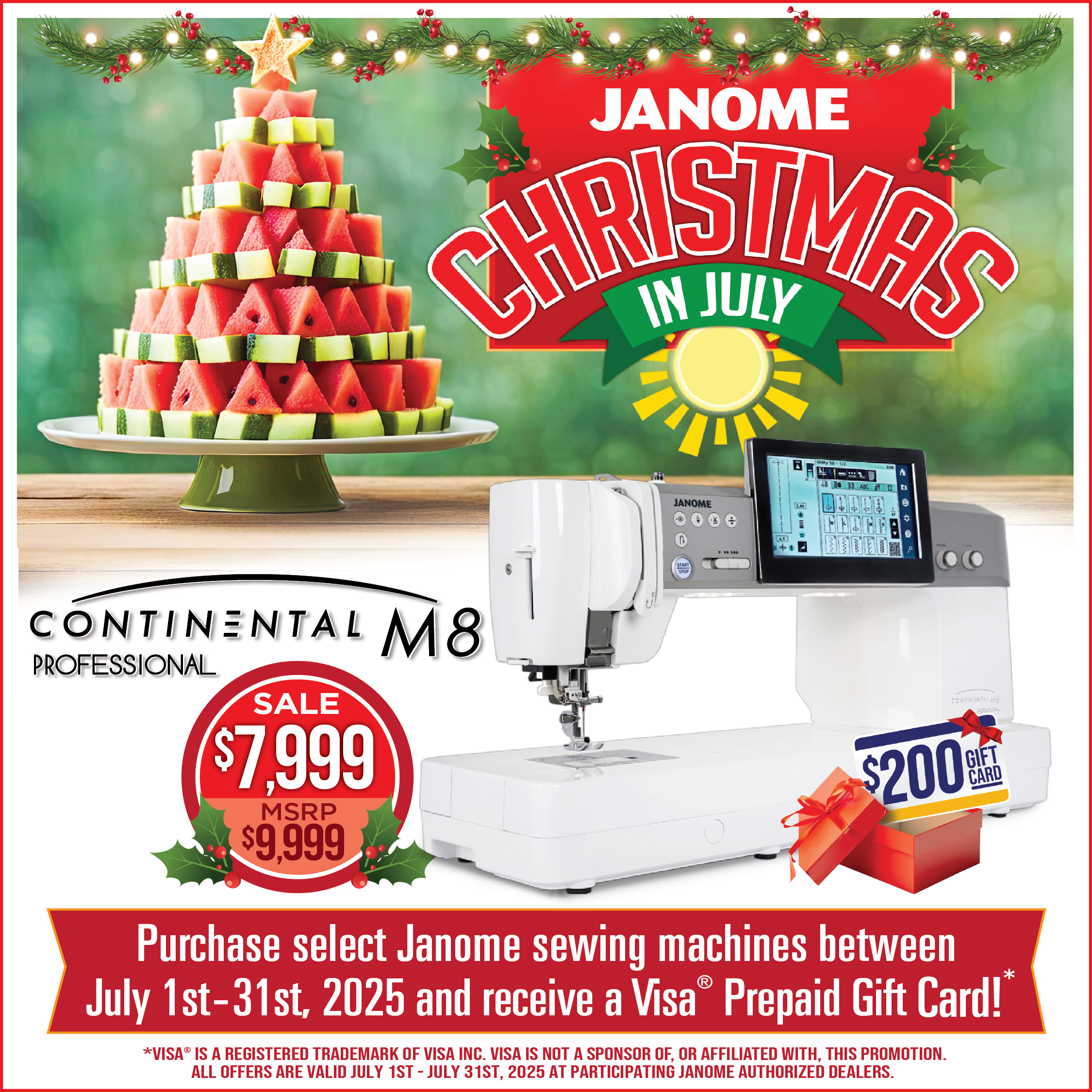 The Janome Continental M8