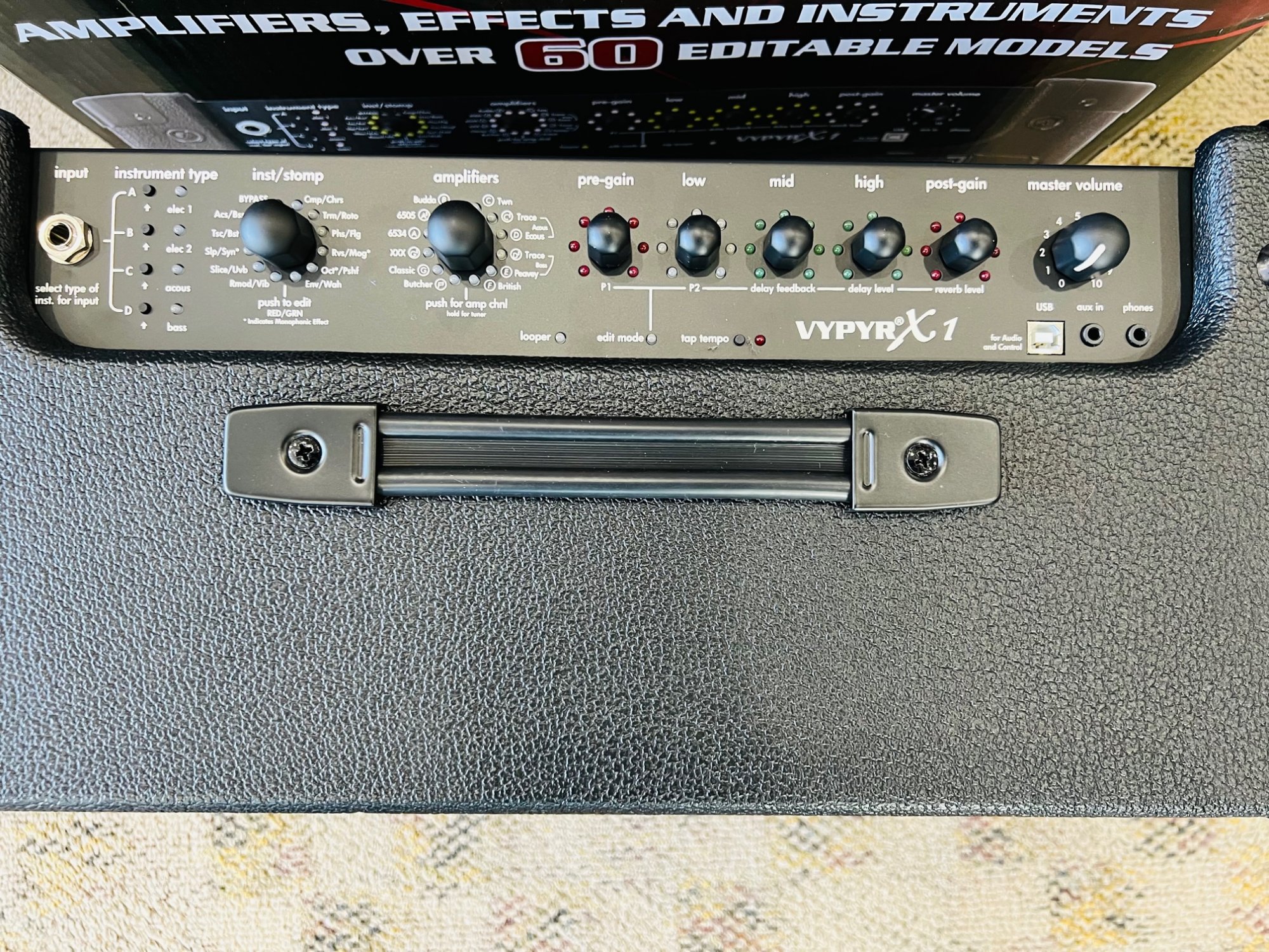 Peavey Vypyr X1 20W 1x8 Guitar Combo Amp - 1